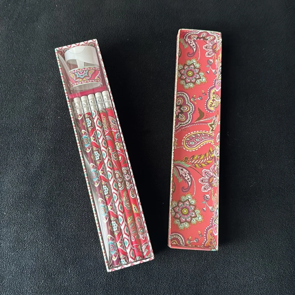Vera Bradley pencils & box set